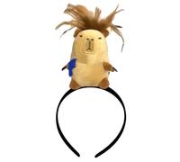 MULAIDI Diadema para el pelo, bonita diadema de capibara con dibujos animados de animales, para jóvenes y cosplay, elegante tocado para niños y niñas