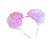 MULAIDI Diademas de Pascua para el Día del Niño, Fiesta, Niños, Estudiantes, Carnavales, Diadema de bola de oropel brillante, diademas para fiestas, diademas para niñas, diademas de fiesta para