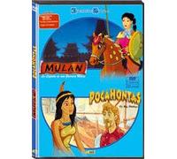 Mulan + Pocahontas 2 DVDs dibujos animados