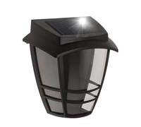 MULANDI Lámpara Solar Exterior Metálica 1.5W IP44 - Iluminación Ajustable en Luminosidad y Duración - Luz Cálida 3000K | Aplicación Exterior Solar para Jardín, Terraza y Pasarela