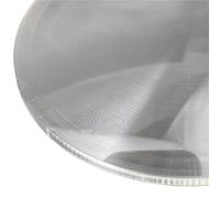 MULANGDI Lente Fresnel Redonda de 20 mm/30 mm de diámetro y 50 mm de Longitud Focal. Lentes de Aumento Planas, ópticas, PMMA, roscadas, for LED solares. Lente condensadora.(20mm)