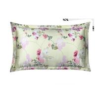 Mulberry Silk Pillowcase For Hair and Skin Envelope Closure Standard Queen King (Standard 19mm) 48 * 74CM(Love and Harmony)