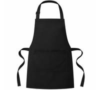 Mulbijeo Delantal Cocina Mujer, Resistente Al Agua & A Las Manchas, Delantal Cocina, Diseño Ajustable & Cómodo, Mandil, Apron, Prácticos Bolsillos De doble Partición