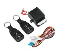 Mulcort 12V Universal Car Auto Remote Central, Kit Cerradura de la Puerta Bloqueo del vehículo Sistema de Entrada sin Llave con 2 Controles remotos