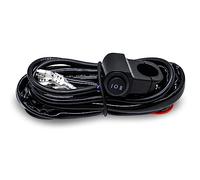 Mulcort Kit de cables de barra de luz LED de 180 W, 3 líneas, 16 AWG, para motocicleta, con relé de 12 V, 40 A, interruptor de control para cambiar entre modos diferentes