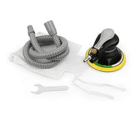 Mulcort Lijadora Orbital Neumática, Profesional Lijadora Neumática de 6 '' 13500 RPM Lijadora Aleatoria de Aire con Manguera y Bolsa Pulido Lijado para Automóvil Metal Madera Cera Metal Trabajo
