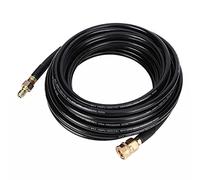 Mulcort Manguera DE Alta PRESION 5800PSI 50FT Manguera DE Limpieza Profesional 3/8 Pulgadas Acoplamiento RÁPIDO para DOMÉSTICO Y Comercial Fabricado EN PE Y Cobre