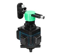 Mulcort Multifunctional 16 Lines Level LCD Screen 3° Self Leveling Vertical Horizontal Leveling Tool for Construction Picture Hanging (Enchufe europeo con soporte para trípode)