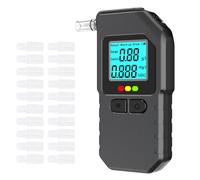 Mulcort Quick Results - Monitor de alcohol, probador de alcohol digital de alta precisión con pantalla LCD de 1.33, recuperación de historial, conmutación de varias unidades para resultados fiables en