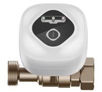 Mulcort Válvula de bola inteligente WiFi, válvula de cierre automático de agua, compatible con control de aplicación/3 modos de temporización/alarma de fugas de agua y gas, asistente de inteligencia
