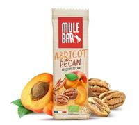 Mulebar - Barrita energética - Albaricoque - Nueces pecanas - 40 g - Orgánica - Vegana - Fabricada en Francia