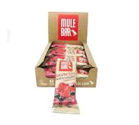 MULEBAR - Caja de 15 Barritas Energéticas - Frambuesa, Grosella Negra y Arándanos - Fáciles de Digerir - Ingredientes 100% Naturales, Orgánicos y Veganos - Fabricadas en Francia - 40g