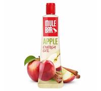 Mulebar - Gel deportivo energético antioxidante de manzana Mulebar - 37 g - Vegano - Sin gluten - Tapa resellable y tubo reutilizable