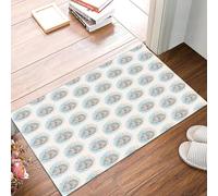 MULERN Felpudo Interior Gato Durmiendo En Acuarela, Entrada Tienda Animales Lindos Alfombra Cocina Lavable Antideslizante, Felpudos Entrada Suave y de Perfil Bajo Casa Baño 80x120cm