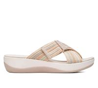 Clarks - Arla Wave, Sandalia De las mujeres, Beige Combi,