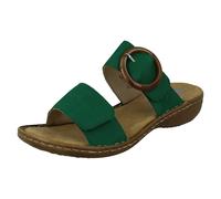 Mules De Verano Para Dama Rieker Slip On Con Correa Ajustable '60894'