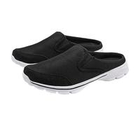 Mules et zuecos Femme Homme de Mesh Transpirable Basket Verano Sans Lacet Couple Talon Open Slip On à Enfiler Legere Sandalias Punta Cerrada Redonda Suela Gruesa Zapatillas para Verano Exterior Diario