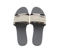 Mules You Trancoso Premium Mujer Talla 35/36. Color Gris