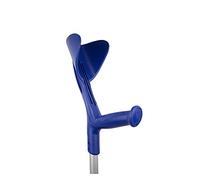 Muleta Bastón inglés, muy ligero, Fabricado en aluminio, regulable en altura, color Azul, 1 unidad