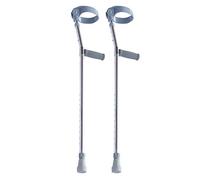 Muleta con el Codo portátil de Codo portátil de Aluminio Fractura Caminante rehabilitación médica no Deslizante telescópico, Gris es Tan Amable de su Parte