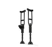 Muleta de rodilla, ayuda ergonómica para la movilidad con rodilleras de seguridad, soporte de aluminio ligero para lesiones de una sola pierna