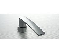 Muleta FAPIM Iris - Para manija de ventana con mecanismo 0520 - Distancia entre ejes 21,5 mm - 0500A_G6 - Plata G6