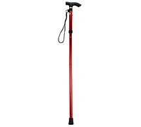 Muleta para Caminar liviano portátil, aleación de Aluminio, aleación de Aluminio, Altura Ajustable 83-93 cm, para Senderismo, Trekking, Campamento, Viajes, Asistencia para Caminar ayudas para Caminar