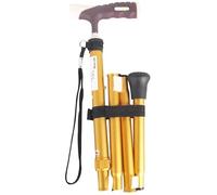 Muleta para el anciano plegable Peque para caminar para ancianos escamas adicionales seguras, escalera de aluminio ajustable de altura, muletas para el hombre anciano mujer hombre con que es tan