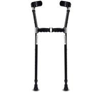 Muletas de antebrazo Muleta de aleación de aluminio retráctil liviana ajustable Persona discapacitada con discapacidad Codo de axila antideslizante - Altura ajustable Muleta de brazo liviana Anhela