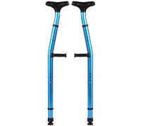 Muletas de antebrazo Muletas ajustables Axila Fractura cruciforme Altura médica Ajustable Antideslizante Niños adultos Discapacitados Brazo basculante Aleación de aluminio duro engrosada de una sola