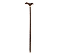 Muletas de Grifo de caña de Madera Redwood Wenge Seniors Stick sin Deslizamiento Palabra para Caminar de Madera, Wengec