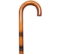 Muletas de madera sólida de caña sólida de cabello de madera, bastón sólido liviano para caminar sólido para caminar sólido, para hombres y mujeres, para caminatas de madera, para la familia duradera