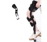 Muletas manos libres: alternativa telescópica de muleta de rodilla para movilidad debajo de la rodilla sin dolor, soporte ligero para adultos, ideal para recuperación de lesiones