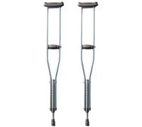 Muletas para adultos a la parte superior de la axila muleta para muletas ajustables, suministros de rehabilitación de aleación de aleación de aluminio engrosado de altura de doble altura de doble