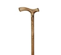 Muletilla bastón de madera con anilla