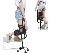 Muletilla con Soporte para la Rodilla, Muletas de Rodilla Manos Libres indoloras for Lesiones por Debajo la, sin Carga Peso, muletas y reemplazo Scooter(Right)