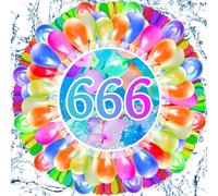MULEVIP 666 PCS Globos de Agua,Colores Globos Agua,Globo de Agua,Juego de Agua para Niños,Globos de Colores,Globos Pequeños,Multicolores Globos de Agua para Fiesta al Aire Libre Jardin Playa