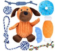 MULEVIP Juguetes para Perro 8 Piezas Durable Masticable Cuerda,Juguetes para Perros de Peluche Herramientas de Entrenamiento para Mantener a su Perro Sano,para Perros de Tamaño Mediano y Cachorros