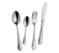 Mulex Rococo 200213/0/30 - Cubertería (acero inoxidable 18/0, sin níquel), color plateado