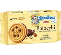 3 x Mulino Bianco Baiocchi Chocolate Galletas con Chocolate 336 gr Multi Paquete de Snack