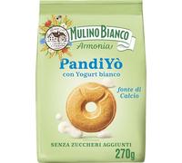 Mulino Bianco Galletas de chocolate sin azúcar agregadas con harina de copos de avena, chocolate y mortítol, fuente de fibra, galletas sin azúcar, molino de armonía, paquete de 270 g