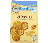 Mulino Bianco Galletas Frollini colmenas con mantequilla salada y miel, galletas para desayuno, sin aceite de palma, 300 g