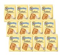 MULINO BIANCO Galletti - Galletas crujientes con azúcar 350g (Galletti, x12)