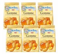 MULINO BIANCO Gemme - Galletas crujientes rellenas de albaricoque 200g (Gemme, x6)