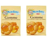 Mulino Bianco "Gemme" Shortcake con mermelada de albaricoque - 7.7 oz 200g, paquete de 2