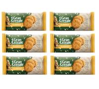 Mulino Bianco:"Gran Cereale Classico" Cereals Cookies (Classic Taste), High in Fibers Biscuits - 17.63 Ounces (500g) Packages (Pack of 2) [ Italian Import ]