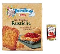 Mulino Bianco Grasa Biscottate Le Rustiche 315 g Galletas + Polpa Italiana Gourmet 400 g