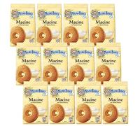 MULINO BIANCO Macine - Galletas italianas de mantequilla con sabor a nata 350g (Macine, x12)