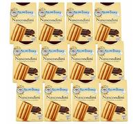 MULINO BIANCO Nascondini Galletas con relleno de chocolate 330g (Nascondini, x12)