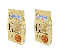 Mulino Bianco: Pan de mantequilla "Girotondi" con granos de caña de azúcar - 12 oz (350 g) Paquete de 2 [importación italiana]